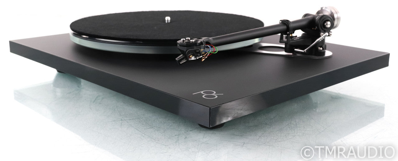 Rega Planar 6 Belt Drive Turntable; P6; Black; Rega Ania MC Cartridge