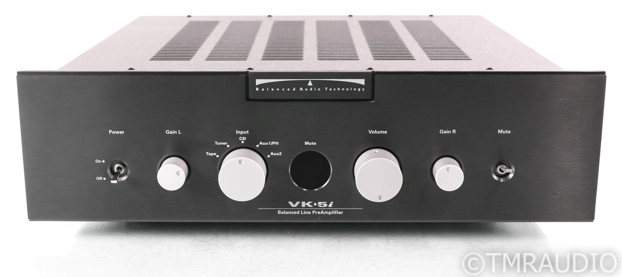 BAT VK-5i Stereo Tube Preamplifier; VK5i; Balanced Audio Technology