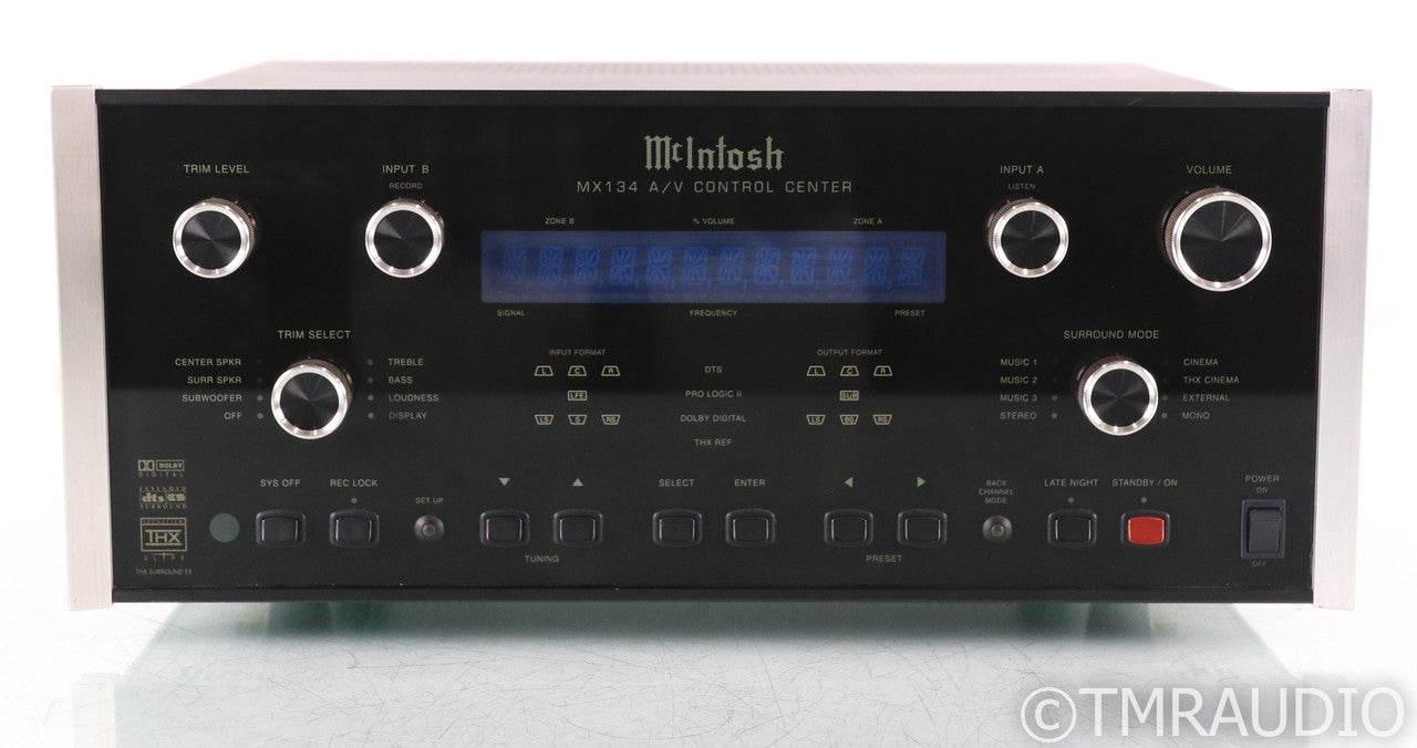 McIntosh MX134 7.2 Channel Home Theater Processor; Remote