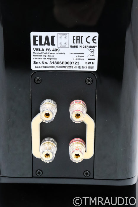 Elac VELA FS 409 Floorstanding Speakers; FS409; Gloss Black Pair