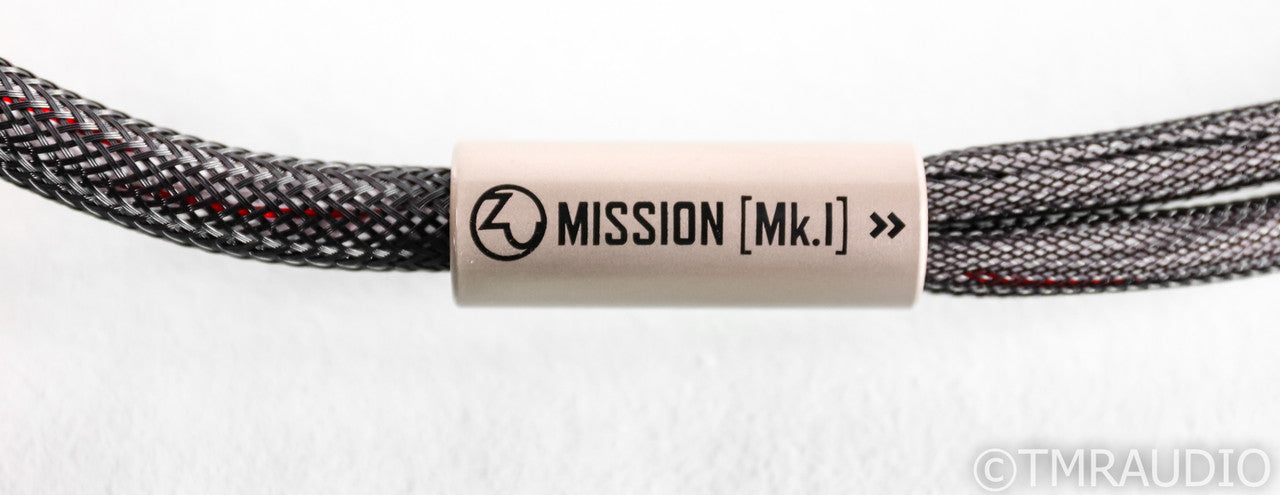 Zu Audio Mission Mk.1 Speaker Cables; 2.5m Pair