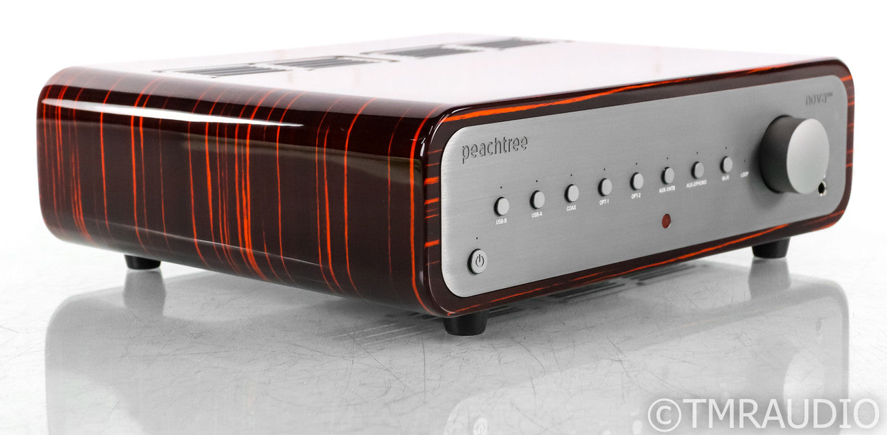 Peachtree Nova300 Stereo Integrated Amplifier; Gloss Ebony Mocha; Remote