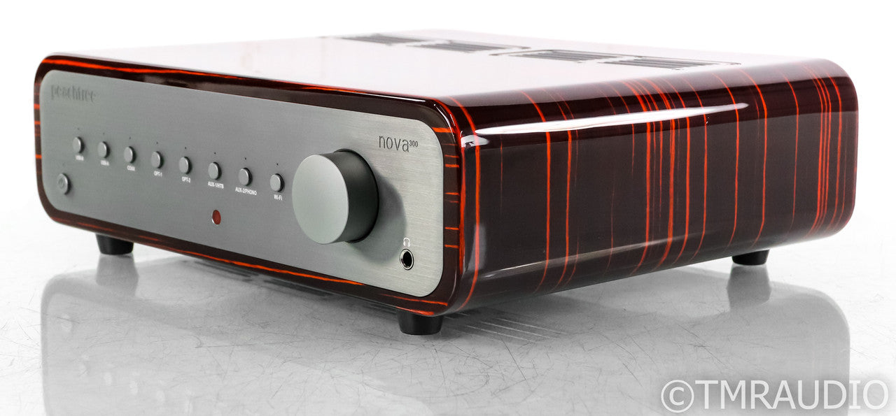 Peachtree Nova300 Stereo Integrated Amplifier; Gloss Ebony Mocha; Remote