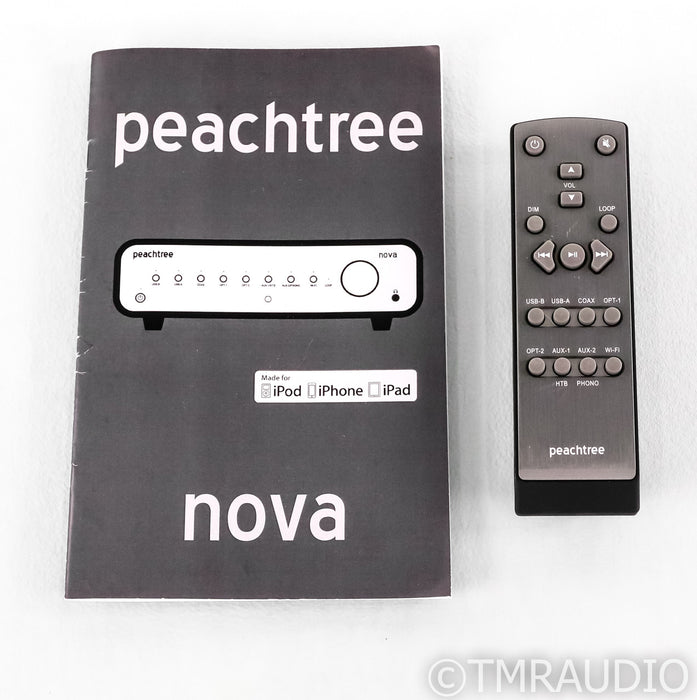 Peachtree Nova300 Stereo Integrated Amplifier; Gloss Ebony Mocha; Remote