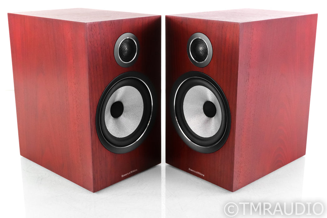 B&W 706 S2 Bookshelf Speakers; Rosenut Pair