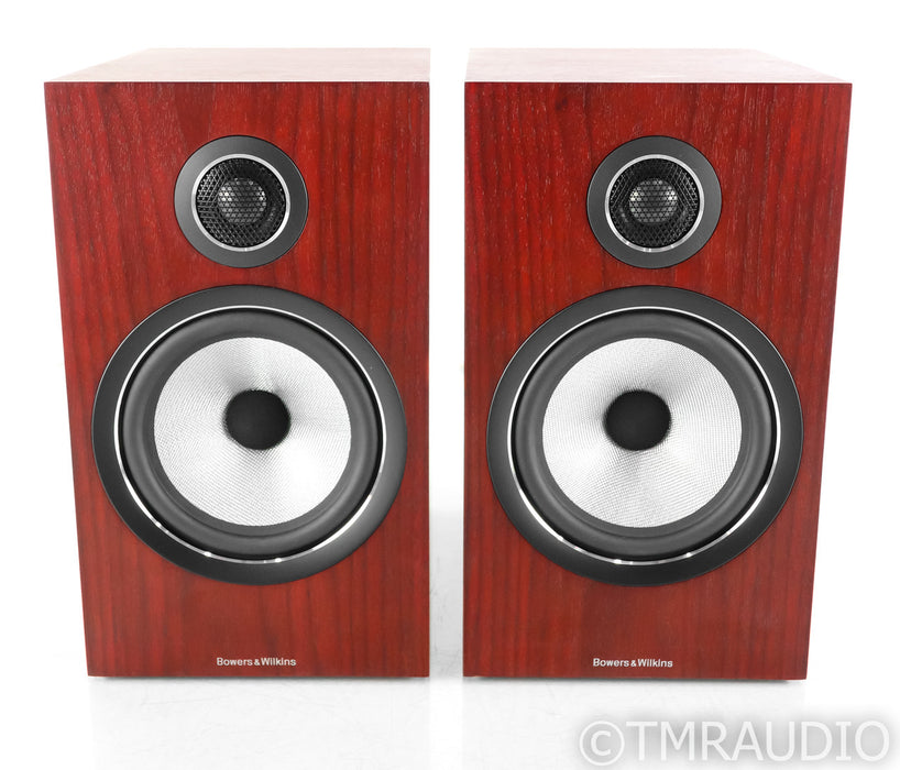 B&W 706 S2 Bookshelf Speakers; Rosenut Pair