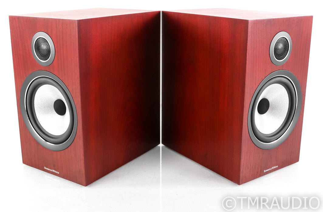 B&W 706 S2 Bookshelf Speakers; Rosenut Pair