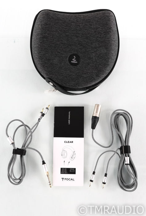 Focal Focal Clear Open Back Headphones; Silver