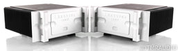 Bryston 28B3 Mono Power Amplifier; Silver Pair; 28-B3; 19" Faceplate