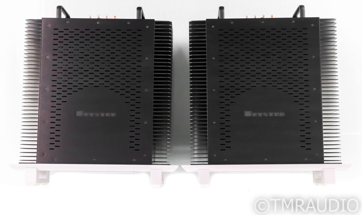 Bryston 28B3 Mono Power Amplifier; Silver Pair; 28-B3; 19" Faceplate