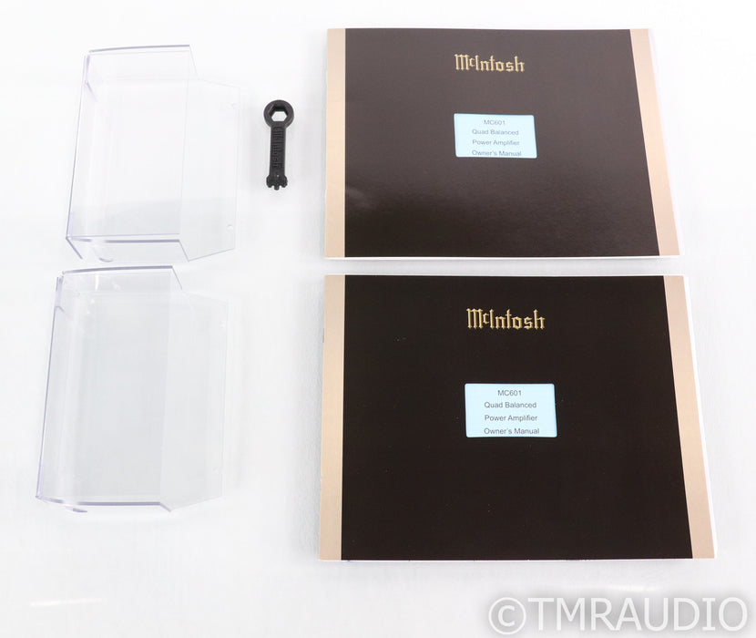 McIntosh MC601 Mono Power Amplifier; MC-601; Pair