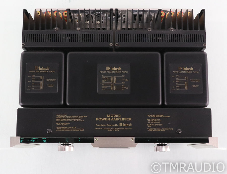 McIntosh MC252 Stereo Power Amplifier; MC-252