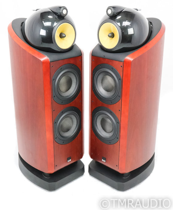 B&W 802D Floorstanding Speakers; 802 Diamond; Rosenut Pair