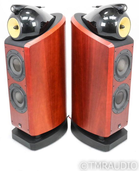 B&W 802D Floorstanding Speakers; 802 Diamond; Rosenut Pair