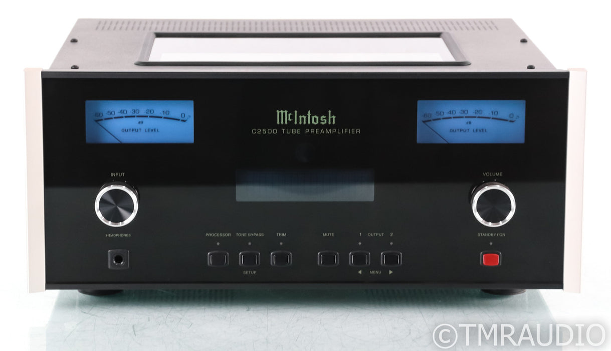 McIntosh C2500 Stereo Tube Preamplifier; C-2500; DAC; Remote (Open Box)