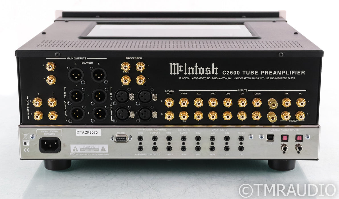 McIntosh C2500 Stereo Tube Preamplifier; C-2500; DAC; Remote (Open Box)