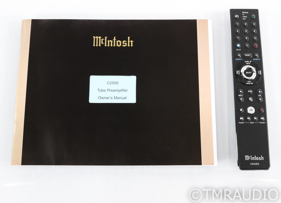 McIntosh C2500 Stereo Tube Preamplifier; C-2500; DAC; Remote (Open Box)