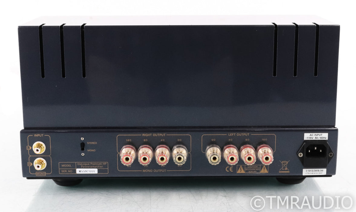 PrimaLuna DiaLogue Premium HP Stereo Tube Power Amplifier; Silver; Remote