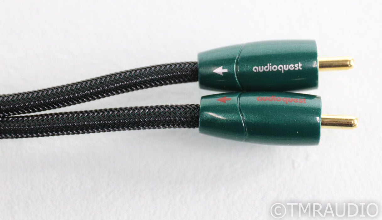 AudioQuest Evergreen RCA Cables; 1m Pair Interconnects (Open Box)
