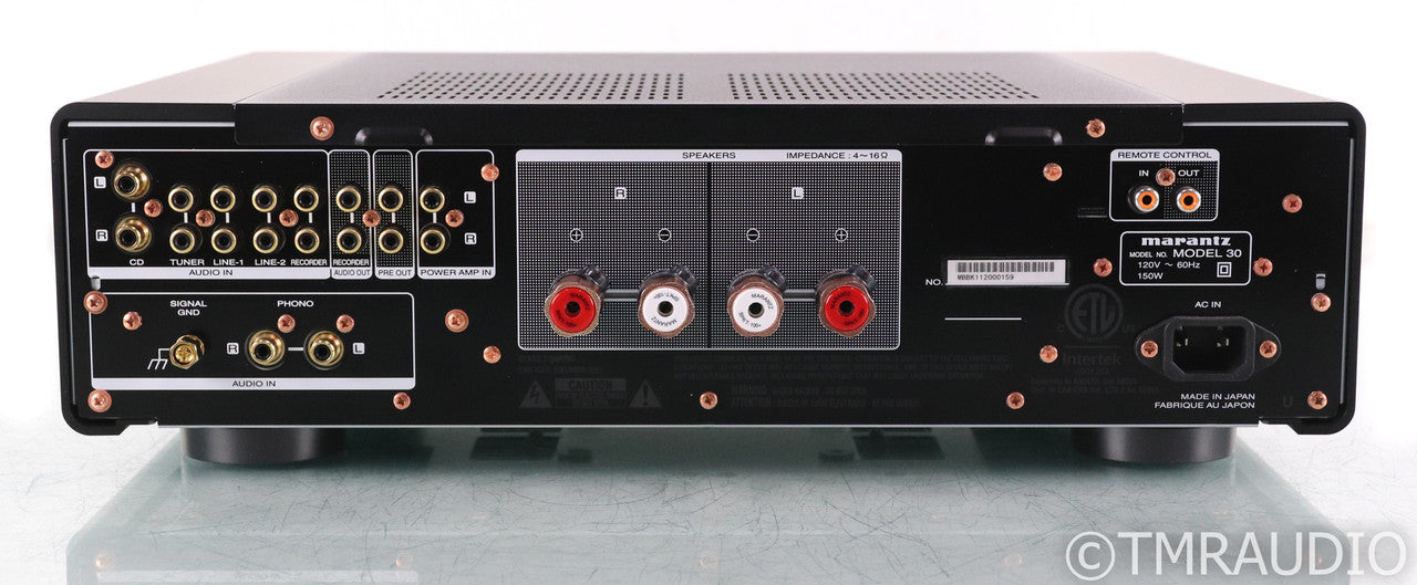 Marantz Model 30 Stereo Integrated Amplifier; Black; MM / MC Phono; Remote