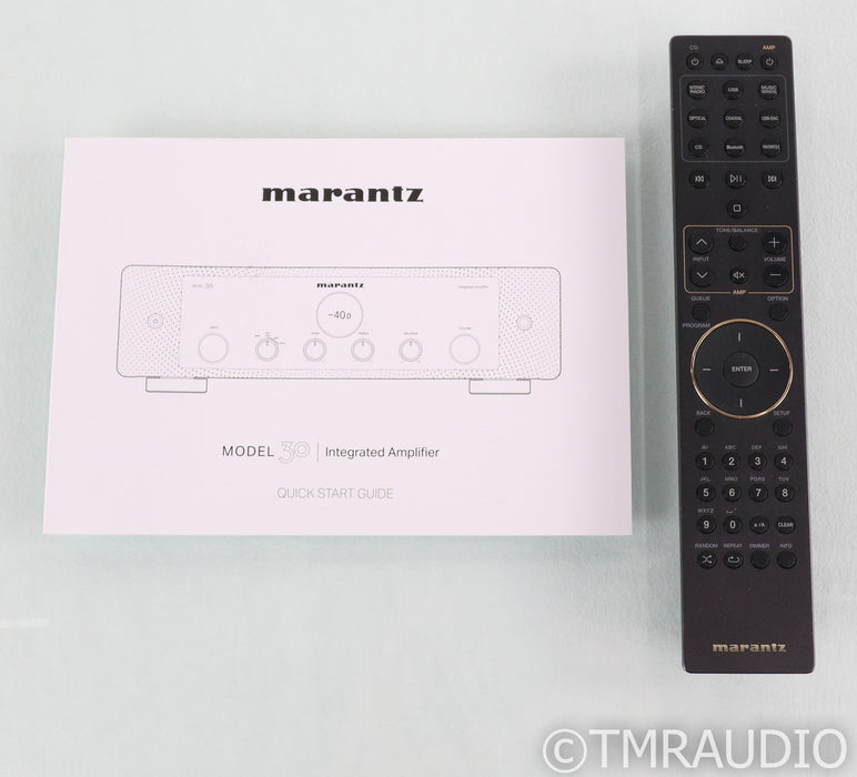 Marantz Model 30 Stereo Integrated Amplifier; Black; MM / MC Phono; Remote