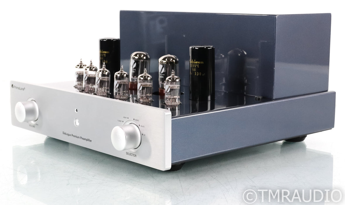 PrimaLuna DiaLogue Premium Stereo Tube Preamplifier; Remote (Open Box)