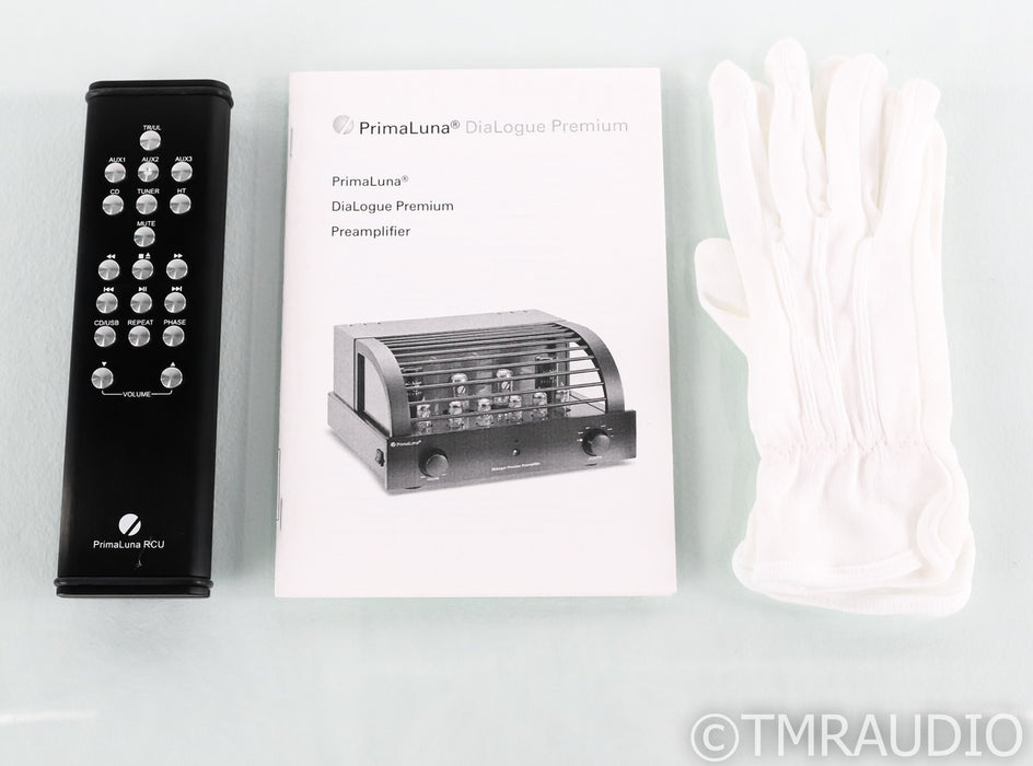 PrimaLuna DiaLogue Premium Stereo Tube Preamplifier; Remote (Open Box)