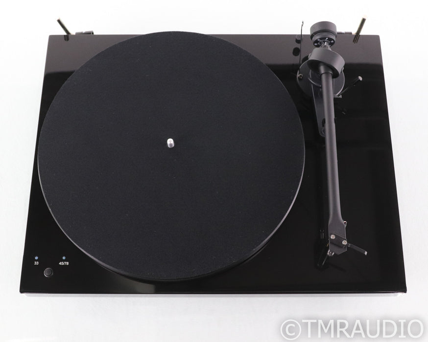 Pro-Ject Debut Recordmaster Belt Drive Turntable; Piano Black; Ortofon OM10