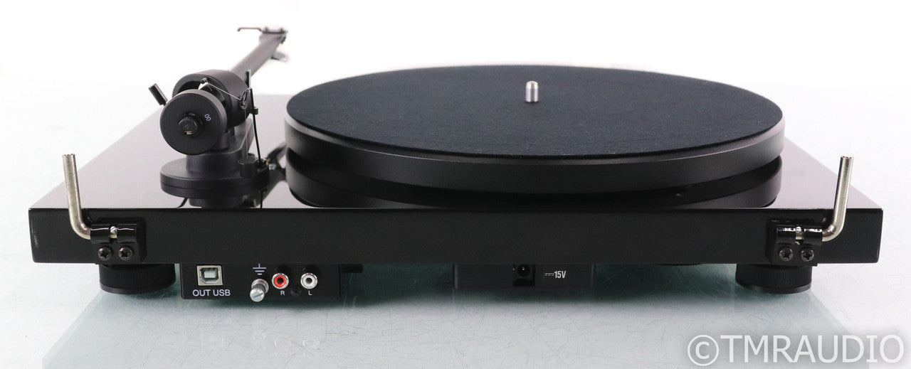 Pro-Ject Debut Recordmaster Belt Drive Turntable; Piano Black; Ortofon OM10