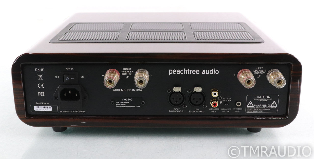 Peachtree amp500 Stereo Power Amplifier; Gloss Ebony Mocha; Amp 500