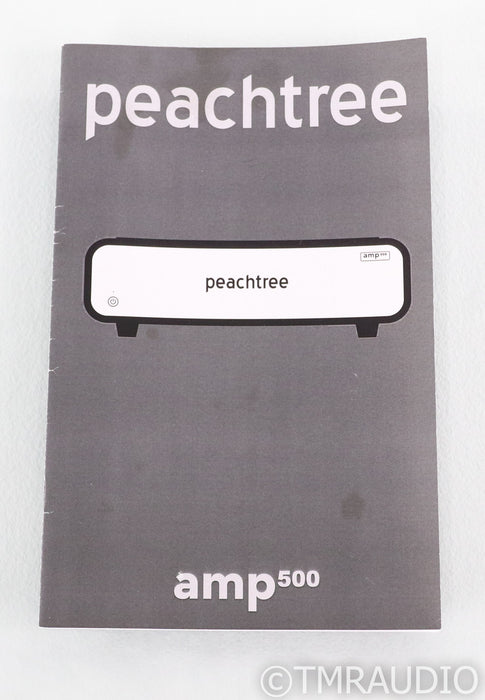 Peachtree amp500 Stereo Power Amplifier; Gloss Ebony Mocha; Amp 500