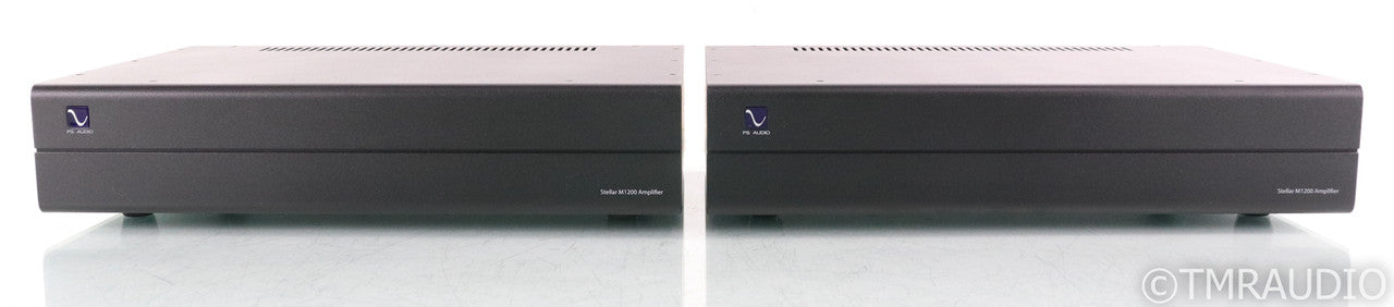 PS Audio M1200 Mono Tube Hybrid Power Amplifier; M-1200; Black Pair (Used)