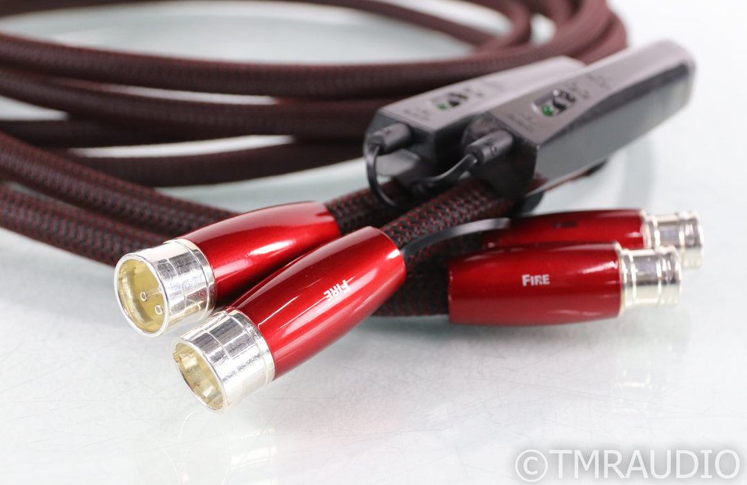 AudioQuest Fire XLR Cables; 3m Pair Balanced Interconnects