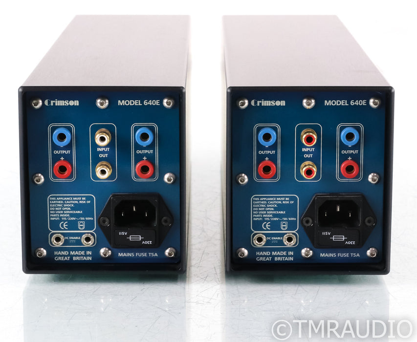 Crimson Electronics CS640E-III Mono Power Amplifiers; Pair; CS-640-E