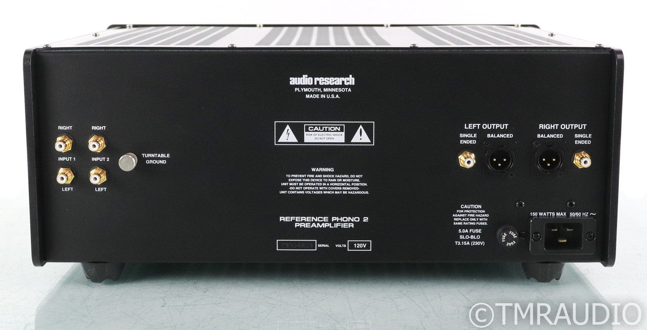 Audio Research Reference Phono 2SE Tube Phono Preamplifier; 2-SE; Black; MM / MC