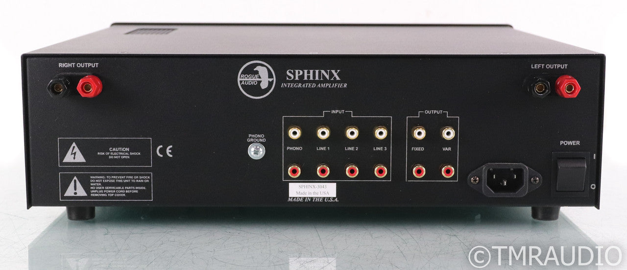 Rogue Audio Sphinx V3 Tube Hybrid Integrated Amplifier; Remote; MM / MC Phono