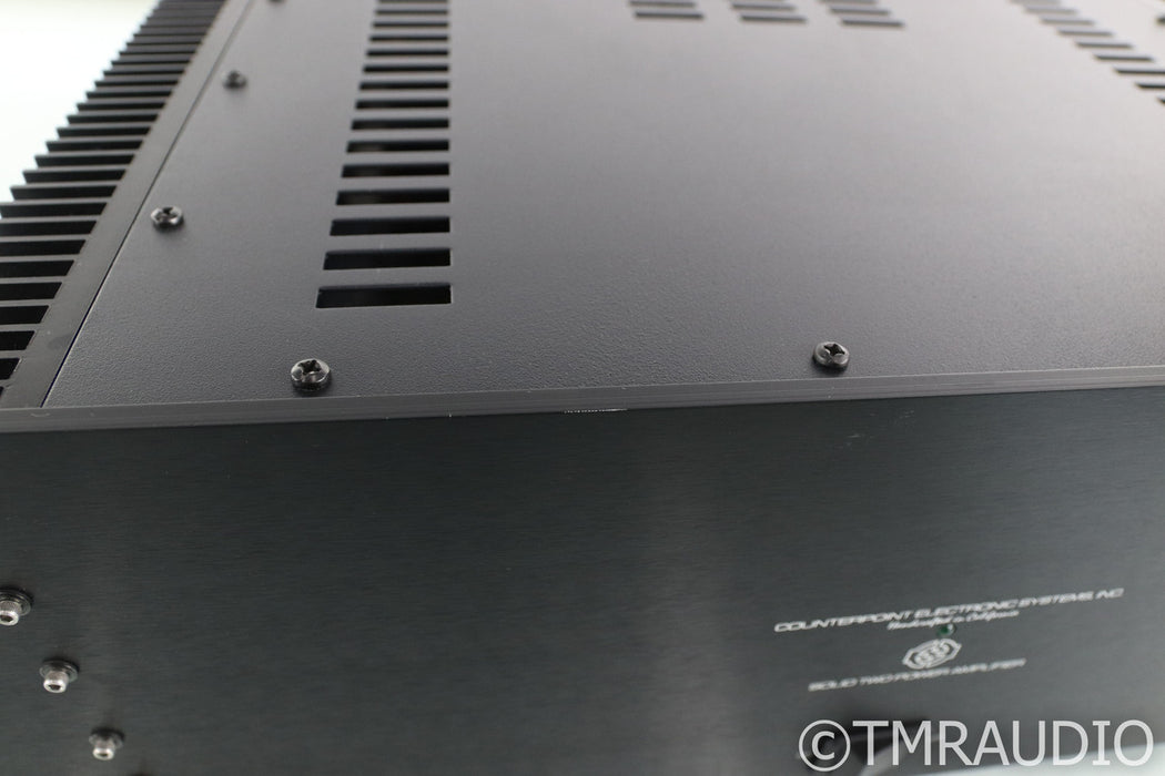 Counterpoint Solid-2 Stereo Power Amplifier; Solid Two; Black