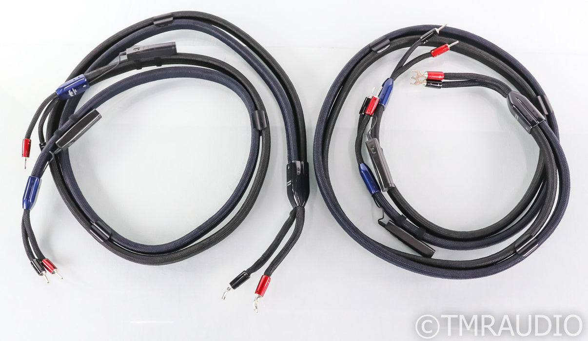 AudioQuest Thunderbird Bi-Wire Combo Speaker Cables; 8ft Pair; 72v DBS