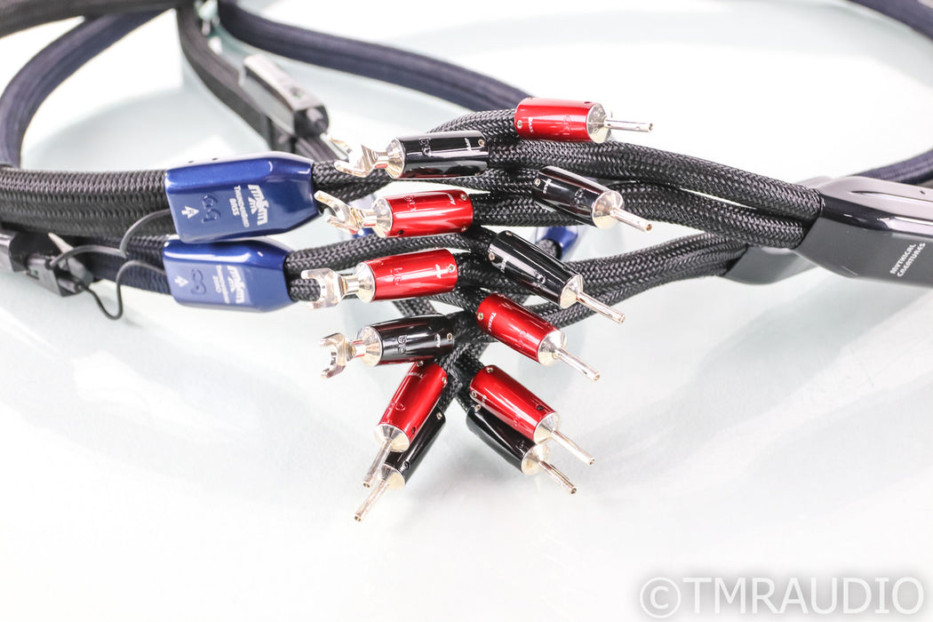 AudioQuest Thunderbird Bi-Wire Combo Speaker Cables; 8ft Pair; 72v DBS
