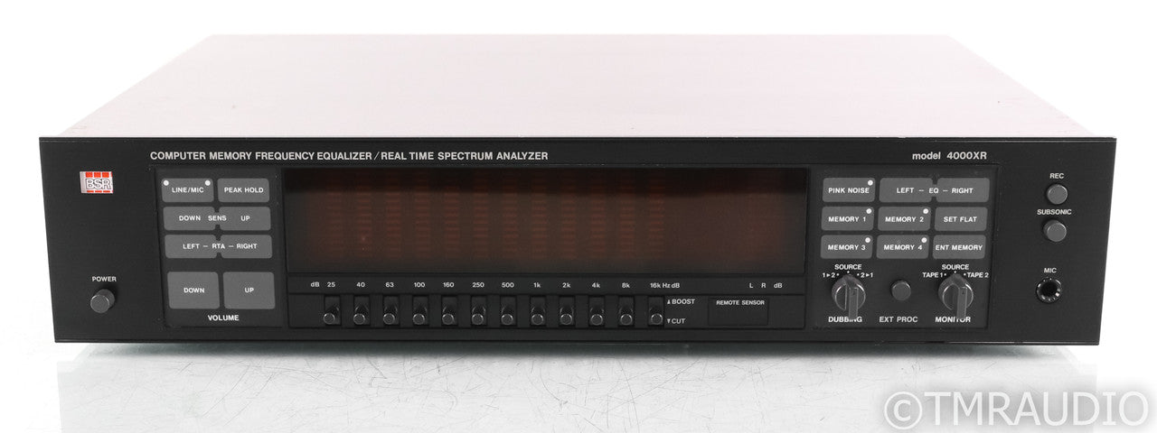 BSR 4000XR Vintage 12-Band Equalizer; Analyzer; 4000-XR; Remote