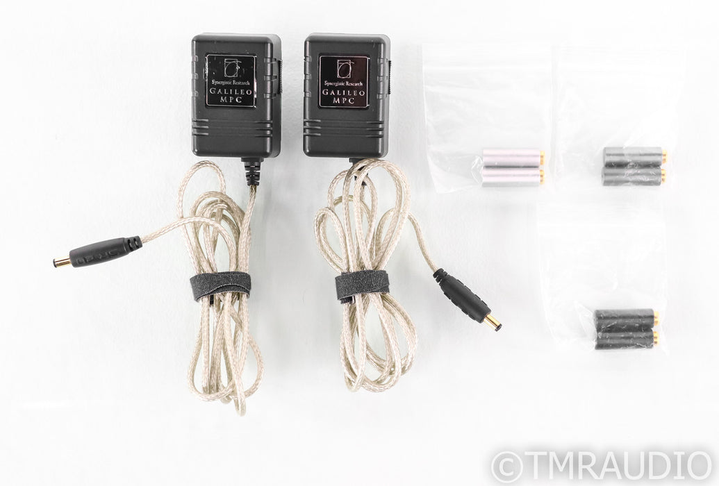 Synergistic Research Galileo LE RCA Cables; 1m Pair Interconnects; MPC