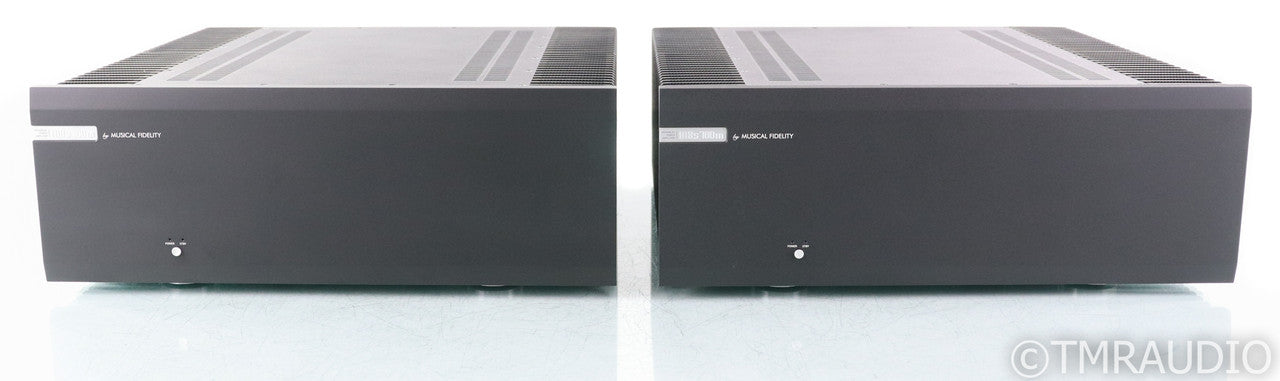 Musical Fidelity M8s-700M Mono Power Amplifier; Black Pair; M8S700M (Open Box)