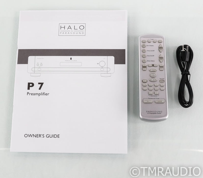 Parasound Halo P7 7.1 Channel Preamplifier; P-7; Black; Remote