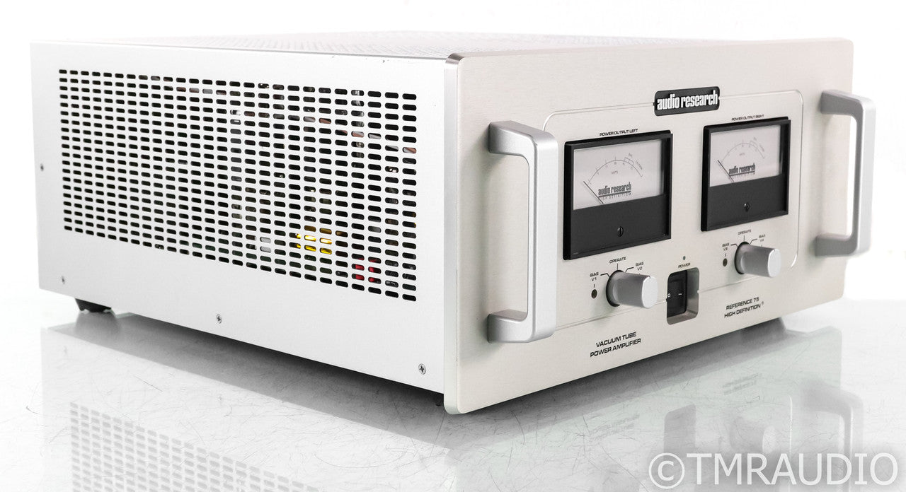 Audio Research Reference 75 Stereo Tube Power Amplifier; Ref 75; Silver