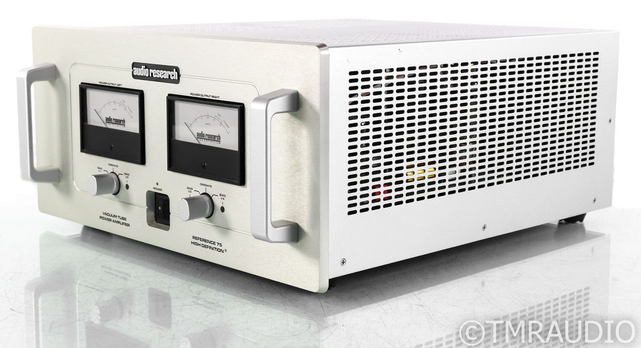 Audio Research Reference 75 Stereo Tube Power Amplifier; Ref 75; Silver