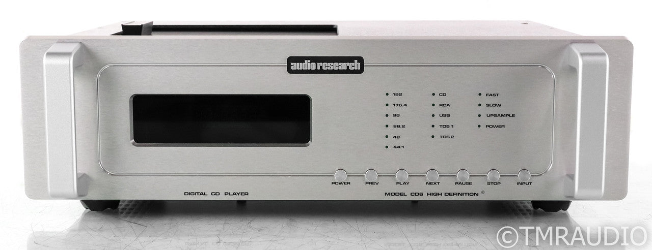 Audio Research Model CD6 CD Player; CD-6; Silver; Remote