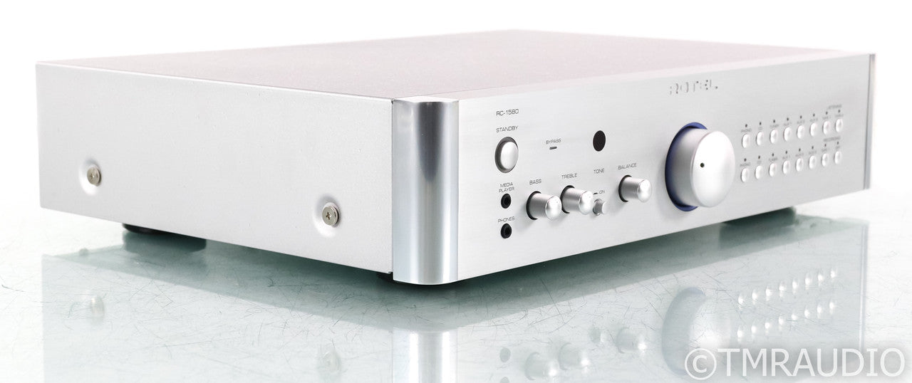 Rotel RC-1580 Stereo Preamplifier; RC1580; Remote; MM / MC Phono
