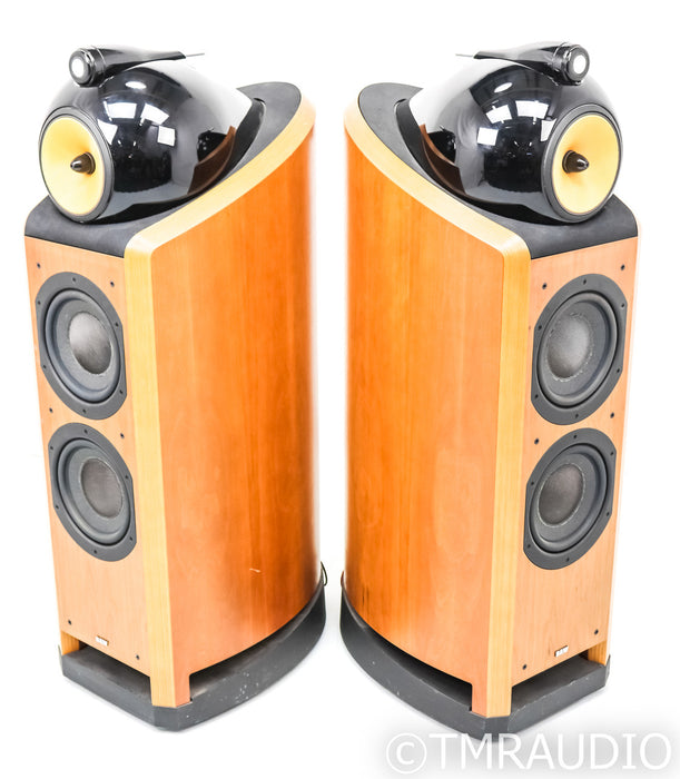 B&W Nautilus 802 Floorstanding Speakers; Cherry Pair