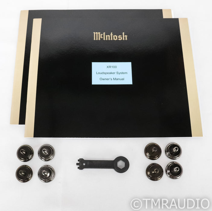 McIntosh XR100 Floorstanding Speakers; Pair; Red Walnut