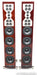 McIntosh XR100 Floorstanding Speakers; Pair; Red Walnut